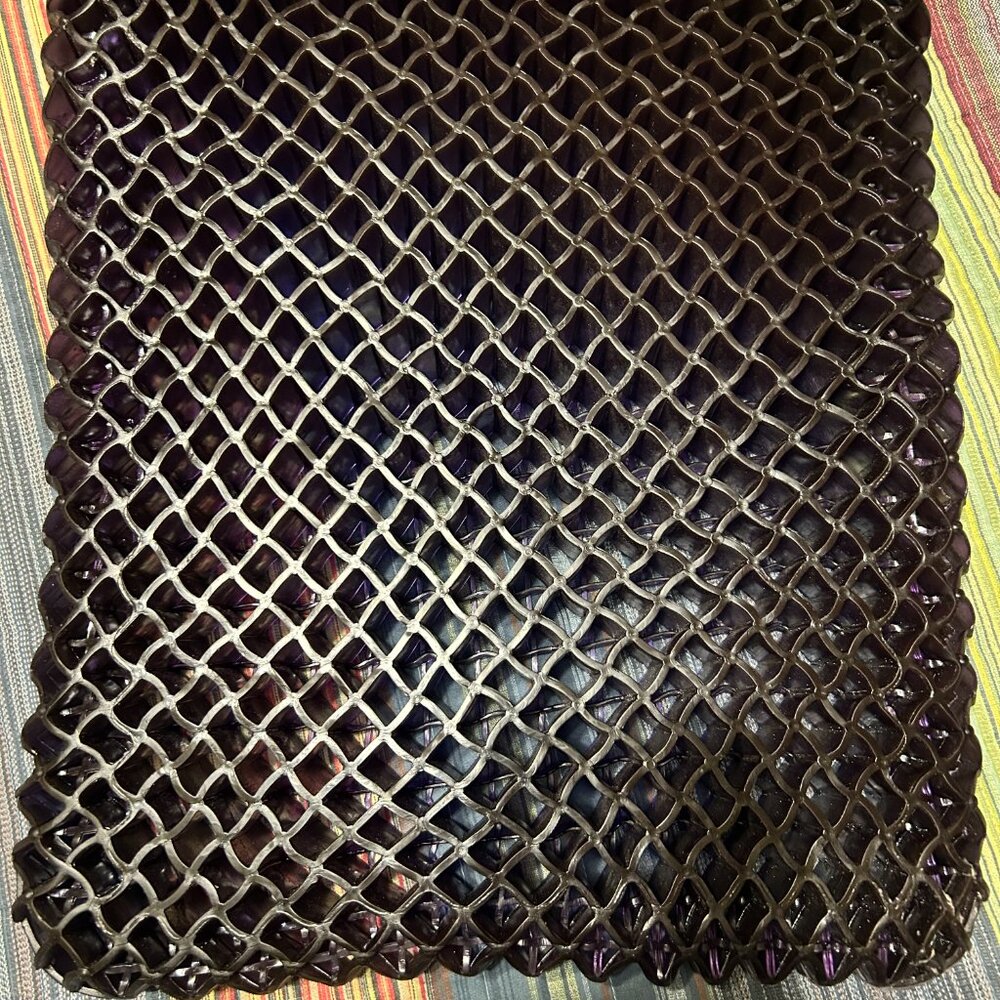 PURPLE Double Seat Cushion. 18" x 15" x 2". Used but in excellent condition.